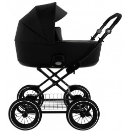 Детская коляска Roan Bass Next Classic Кожа d12 2 в 1 RCL300/1 Black