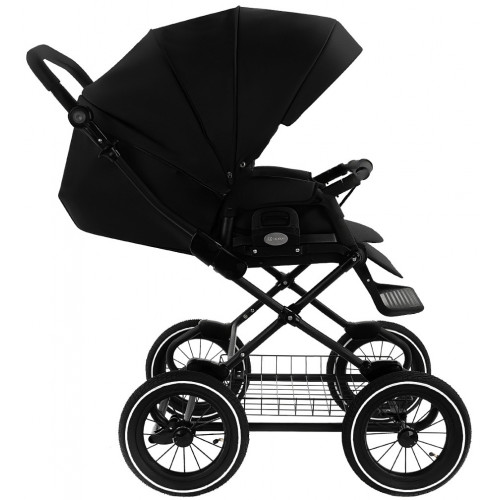 Детская коляска Roan Bass Next Classic Кожа d12 2 в 1 RCL300/1 Black