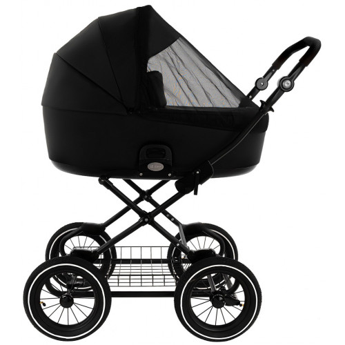 Детская коляска Roan Bass Next Classic Кожа d12 2 в 1 RCL300/1 Black