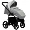 Детская коляска Indigo Impulse Eco 2 в 1 Ie03 белая кожа/серый