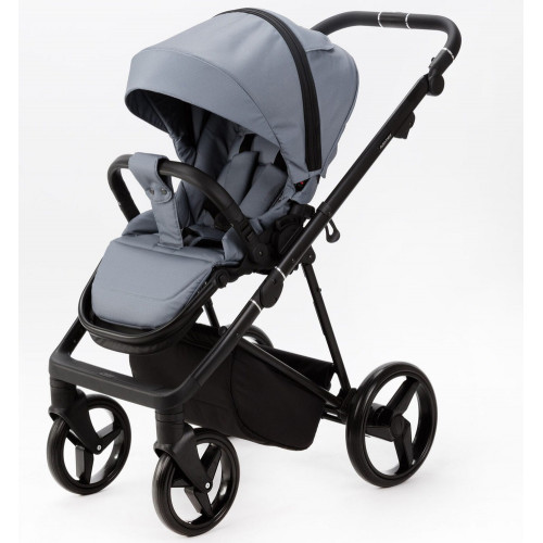 Детская коляска Adamex Quantum 2 в 1 Q-TK19 (Т.СЕРЫЙ)