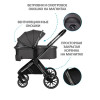 Детская коляска Sevillababy Tinum 2 в 1 Dk.Grey/темно-серый