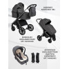 Детская коляска Sevillababy Tinum 2 в 1 Dk.Grey/темно-серый
