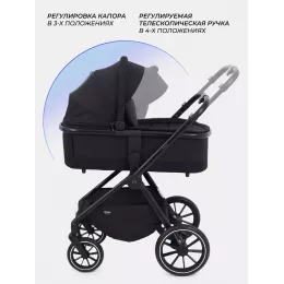 Коляска 2 в 1 Mowbaby Amber Black