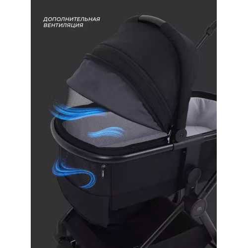 Коляска 2 в 1 Mowbaby Amber Black