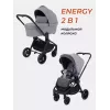 Коляска 2 в 1 Rant Basic Energy Grey 2024
