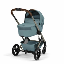 Коляска 2в1 Cybex Balios S Lux 2026, в цвете Stormy Blue TF (складная люлька)