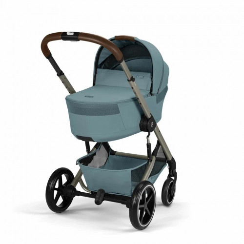 Коляска 2в1 Cybex Balios S Lux 2026, в цвете Stormy Blue TF (складная люлька)
