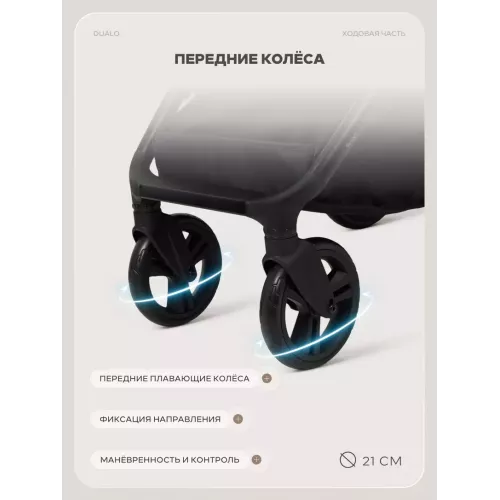 Коляска для двойни 2 в 1 Rant Basic Dualo Brown