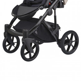 Коляска IDEAL Eco 2в1 (BEXA) (IE 04 (черный+шалфей кожа))