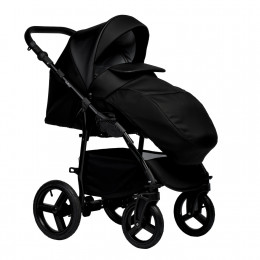 Коляска IMPULSE ECO 2в1 (Indigo) (Ie 08 (черная кожа+черный))
