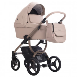 Коляска LUCA PRO 2в1 (Bebetto) (Pro 30 (св.бежевая кожа) бежевая рама)