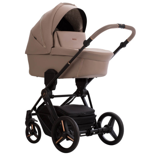 Коляска MONTI PRO 2в1 (Bebetto) (Pro 03 Stella (бежевая кожа))