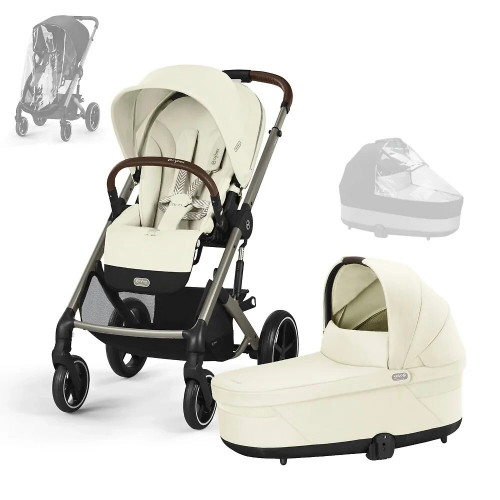 Купить коляску 2в1 Cybex Balios S Lux, в цвете Seashell Beige