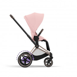 Купить коляску 2в1 Cybex e-Priam, в цвете Peach Pink (шасси Rose Gold)