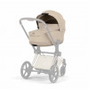 Купить коляску 2в1 Cybex Priam 5 Style, в цвете Cozy Beige (шасси Rose Gold)