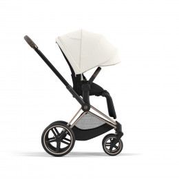 Купить коляску 2в1 Cybex Priam IV, в цвете Off White (шасси Rose Gold)