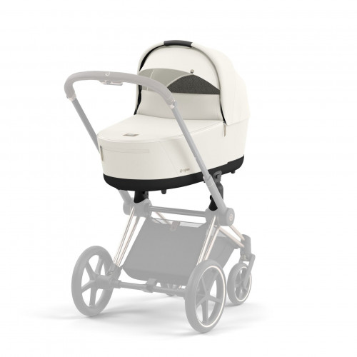 Купить коляску 2в1 Cybex Priam IV, в цвете Off White (шасси Rose Gold)