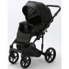 Детская коляска Adamex Zico Deluxe 2 в 1 Z-SA02 ЧЁРН.КОЖА