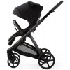 Детская коляска Adamex Sigma Natura 2 в 1 SI-11-CARBON (ЧЕРНЫЙ)