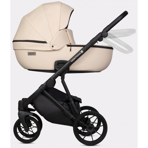 Детская коляска Riko Basic Montana X Ecco 2 в 1 15 Ivory beige (бежевый)