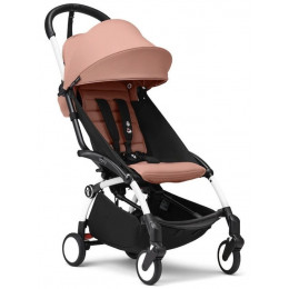 Коляска Stokke YOYO3 Newborn Pack рама белая White 2 в 1 Ginger