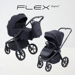 Детская коляска Rant Flex Therm Soft 2 в 1 Midnight Black