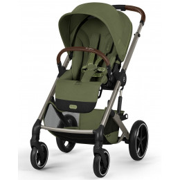 Коляска Cybex Balios S Lux with Fold Cot TPE 2 в 1 Moss Green с дождевиками