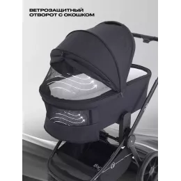 Коляска 2 в 1 Rant Flex 2025 RA076 Black