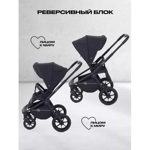 Коляска 2 в 1 Rant Flex 2025 RA076 Black
