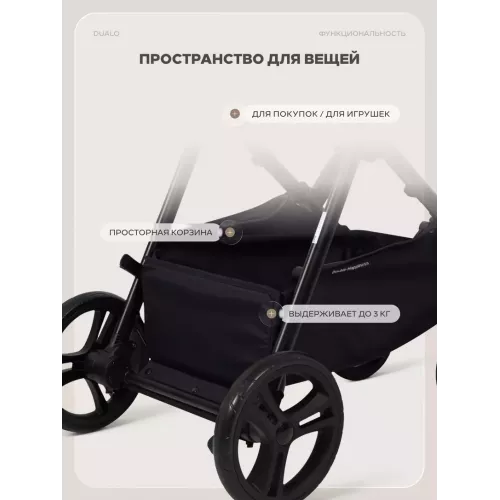 Коляска для двойни 2 в 1 Rant Basic Dualo Graphite