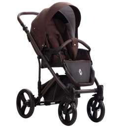 Коляска MAGNUM LIGHT 2в1 (Bebetto) (Light 20 (коричневый) коричневая рама)