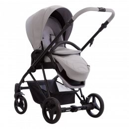Коляска YODDI PRO 2в1 (Bebetto) (Pro 02 (св.серая кожа))
