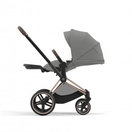 Купить коляску 2в1 Cybex Priam IV, в цвете Mirage Grey (шасси Rose Gold)