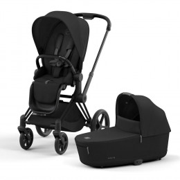 Купить коляску 2в1 Cybex Priam IV, в цвете Sepia Black (шасси Matt Black)