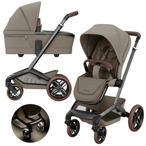 Купить коляску 2в1 Maxi-Cosi Fame, в цвете Twillic Truffle