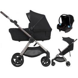 Детская коляска Anex iQ Premium NT 3 в 1 и автокресло Biuco BC100B без адаптеров iQ-06-NT-DNA smoky