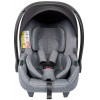 Детская коляска Indigo Impulse Eco 3 в 1 с автокреслом Avionaut Cosmo Grey Ie06 серая кожа/серый