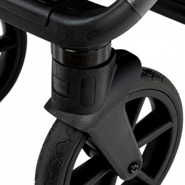Детская коляска Roan Bass Next Кожа 2.0 3 в 1 с автокреслом Tutis Elo Lux EduSky Black BNL/71/2 Cappucino/Black/ руч.Коричневый