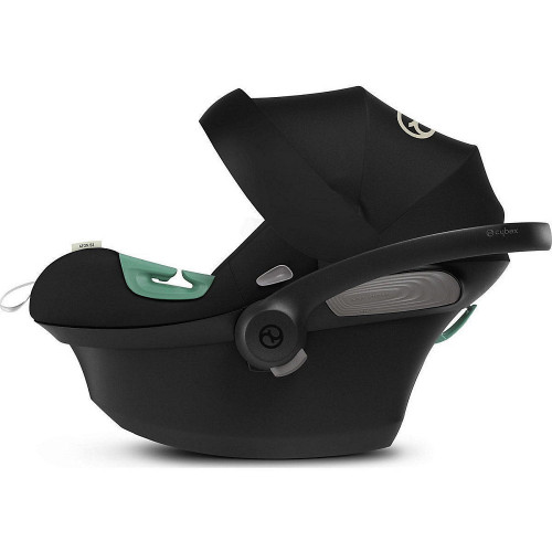 Коляска Cybex Balios S Lux TPE complete Aton S2 Moon Black 3 в 1 Seashell Beige с дождевиками