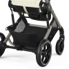 Коляска Cybex Balios S Lux TPE complete Aton S2 Moon Black 3 в 1 Seashell Beige с дождевиками