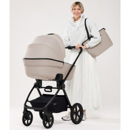 Детская коляска Rant Teo Soft 3 в 1 с автокреслом Aster Zero Graphite Beige