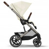 Коляска Cybex Balios S Lux TPE complete Aton S2 Moon Black 3 в 1 Seashell Beige с дождевиками