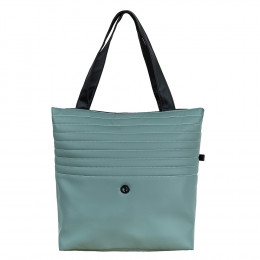Детская коляска Roan Sol Vintage Leather 2.0 3 в 1 с автокреслом Pituso Baesa Pro Black,Beige Canopy SL/13/L Misti Mint/Grey/руч. Серый
