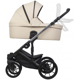 Детская коляска Riko Nano Thermo Ecco 3 в 1 с автокреслом Rant Cruise Grey 03 Ivory beige (бежевый)