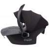 Детская коляска Indigo Impulse Eco 3 в 1 с автокреслом Avionaut Cosmo Grey Ie06 серая кожа/серый