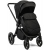 Детская коляска Peppy Monaco 3 в 1 с автокреслом First Black (черный), рама черная матовая