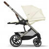 Коляска Cybex Balios S Lux TPE complete Aton S2 Moon Black 3 в 1 Seashell Beige с дождевиками