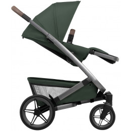 Детская коляска 3 в 1 Joolz Geo5 и автокресло Baby-Safe Core Midnight Grey2 Forest Green