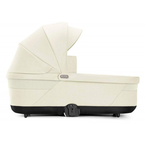 Коляска Cybex Balios S Lux TPE complete Aton S2 Moon Black 3 в 1 Seashell Beige с дождевиками
